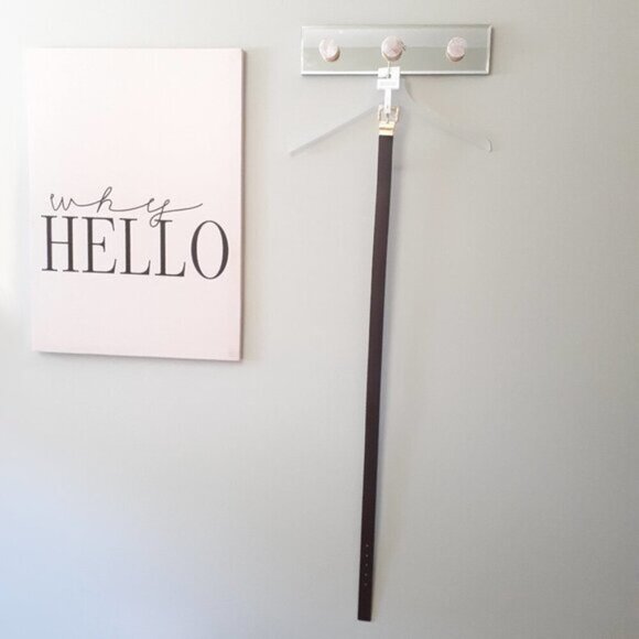 NWT MICHAEL Michael Kors brown & maroon brown reversible belt XL - Picture 6 of 7